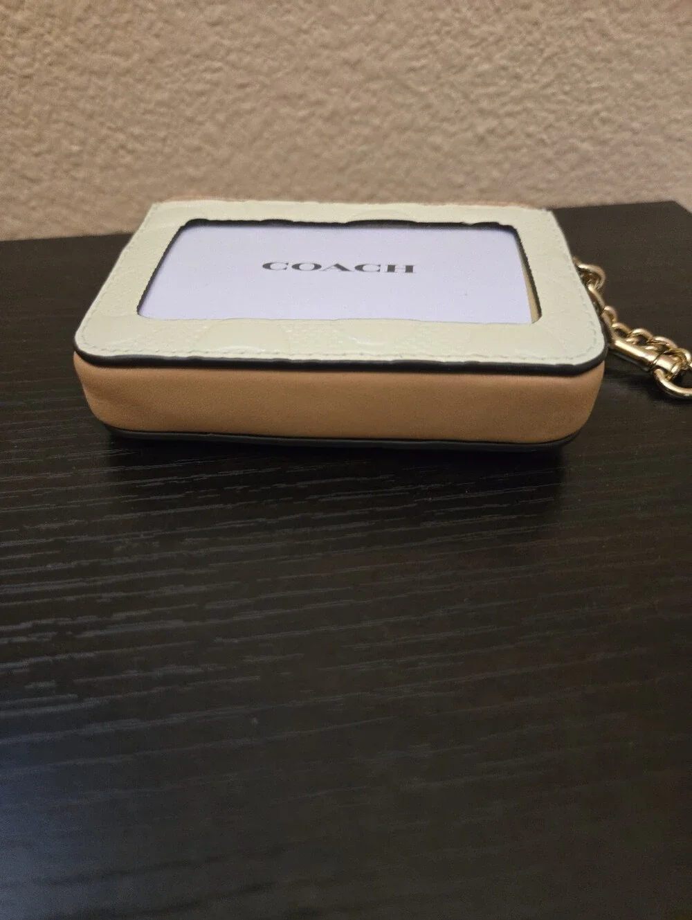 Coach Zip Card Case In Signature Leather